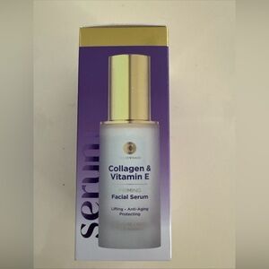 Clear Visage, collagen, and vitamin E firming facial serum